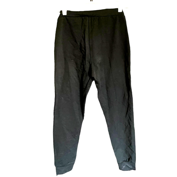 Lea & Viola Womens Eyelet Sweater & Pant 2 PC Set Long Sleeve Size S Black - Picture 8 of 11